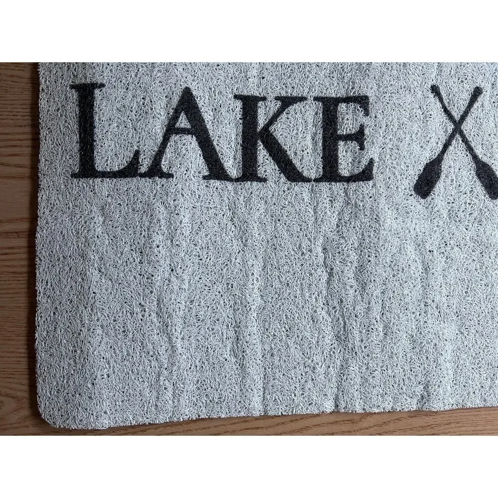 New “Lake House” with Orr’s 🛶Outdoor Indoor Rug Front Back Door size 29”x17.5”